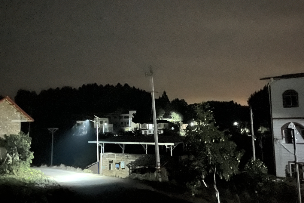 点亮墟落振兴路 ，，，，，，温暖群众幸福家——省尊龙凯时人生就是搏集团捐资“亮化工程”惠及80余户老黎民
